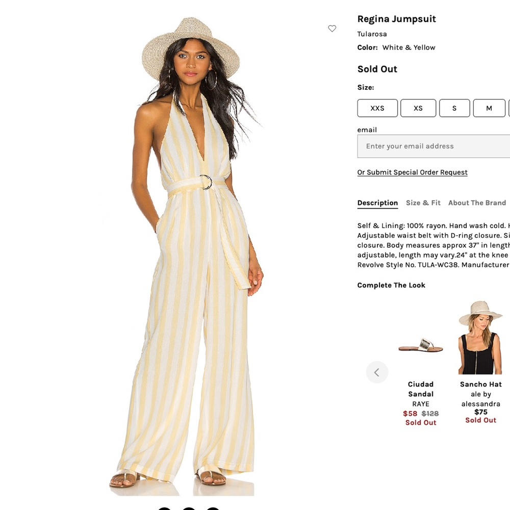 Tularosa Regina Jumpsuit